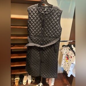 Athleta Quilted Black Vest